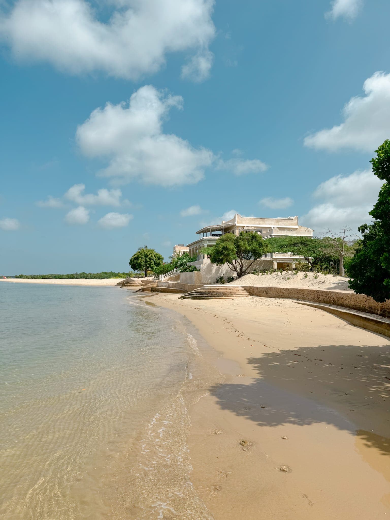 Beach access at Amani House