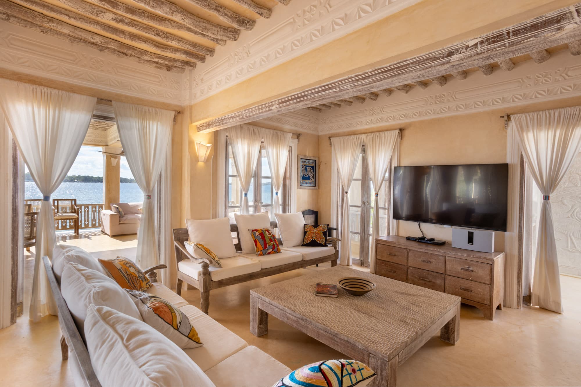 Living room at Amani House